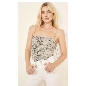 Reformation Meyer Top Rattlesnake Size 4